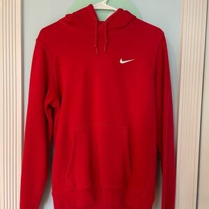 Nike Men's Hoodie in Bold Red